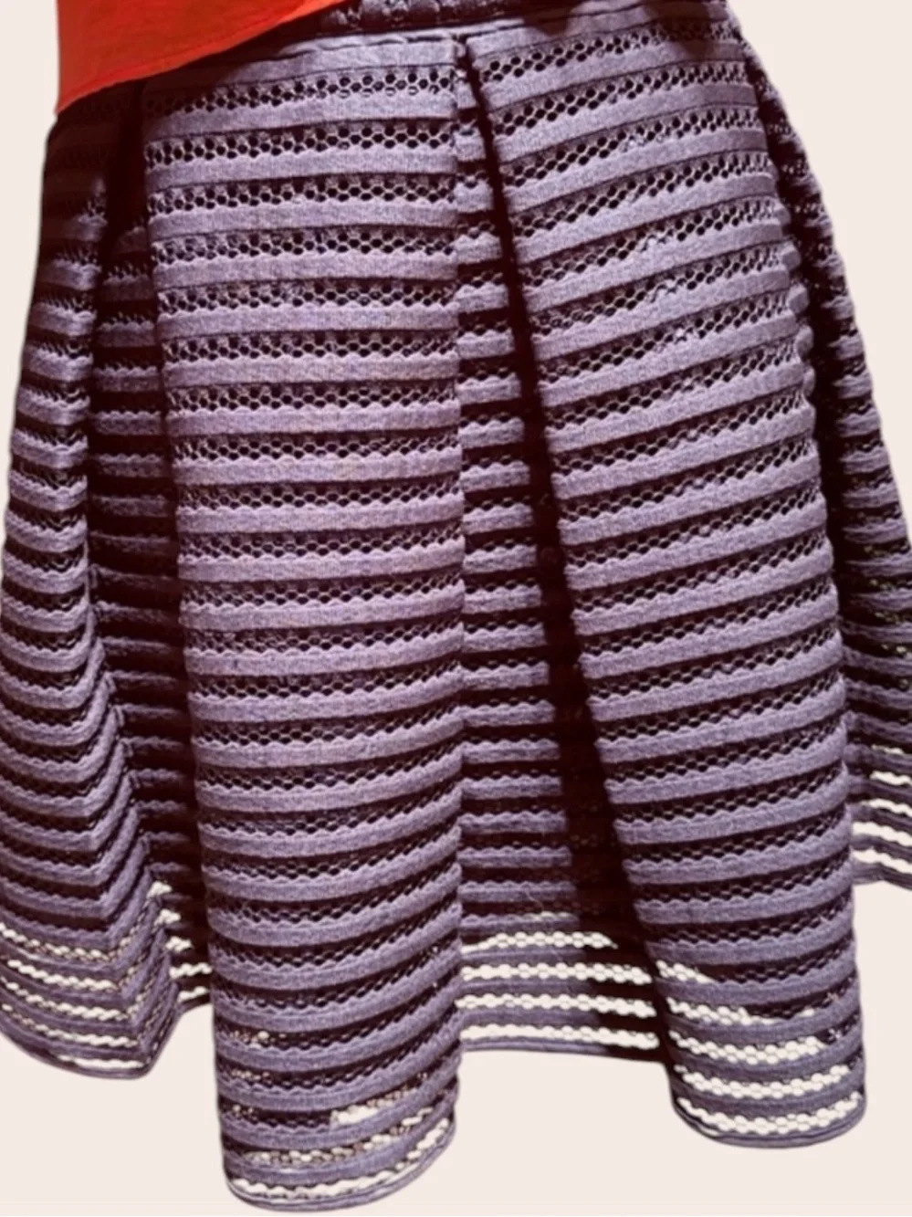 Endless Rose pleated skirt in black.
